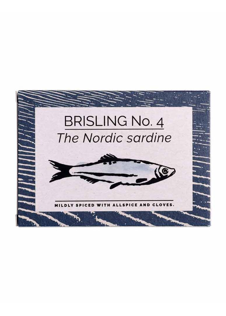 FANGST Brisling No.4 The Nordic Sardine Mildly Spiced With Allspice & Cloves