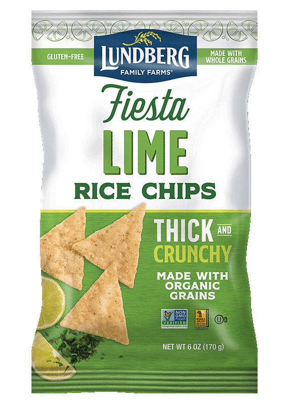 LUNDBERG FAMILY FARMS Fiesta Lime Rice Chips