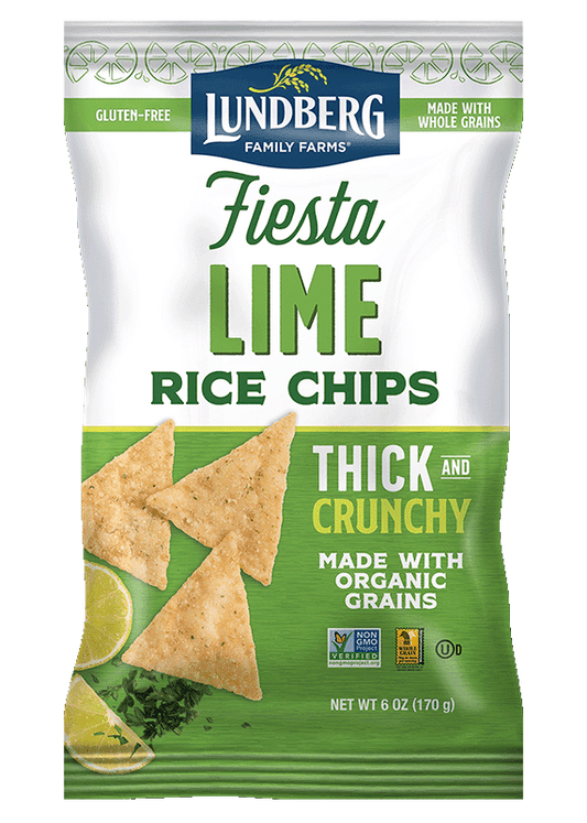 LUNDBERG FAMILY FARMS Fiesta Lime Rice Chips