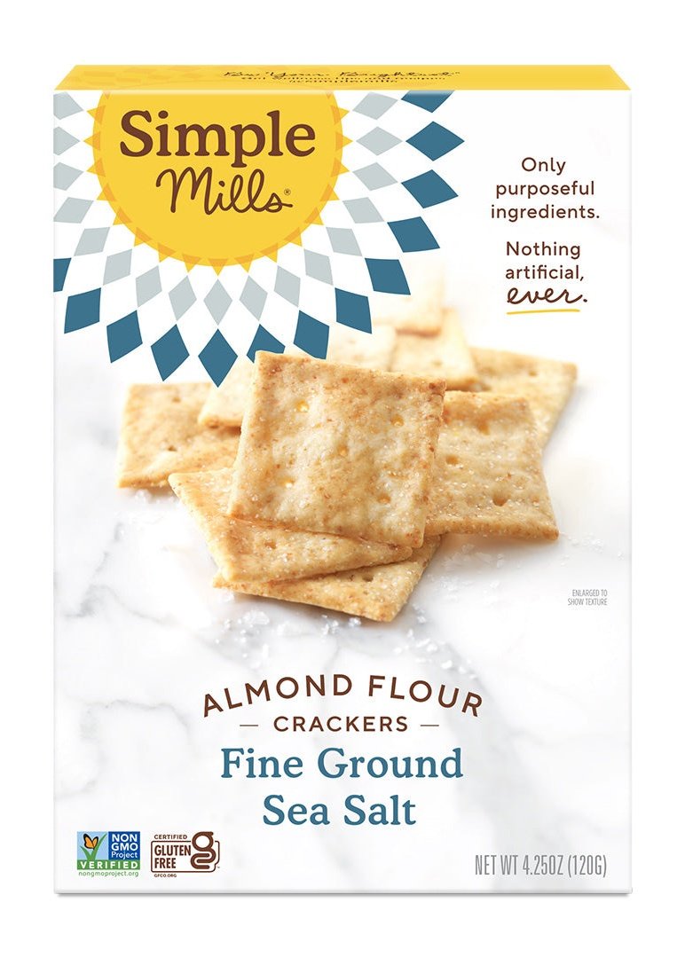 SIMPLE MILLS Almond Flour Crackers With Fine Ground Sea Salt