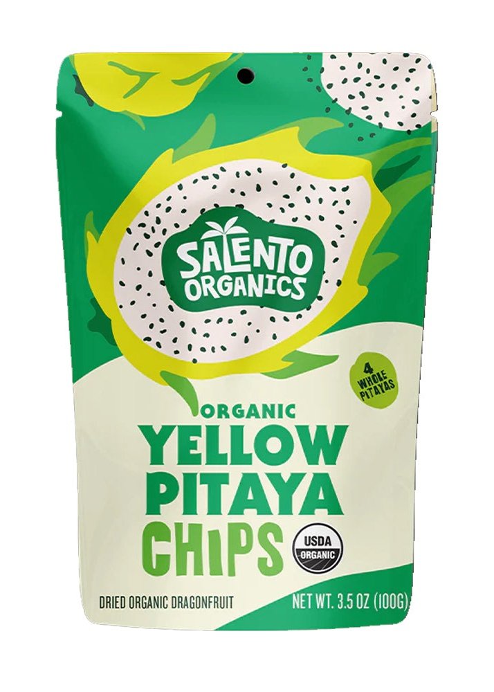 SALENTO Dried Yellow Dragon Fruit Pitaya Chips