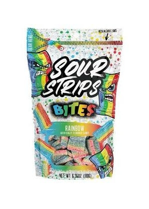 SOUR STRIPS Rainbow Bites