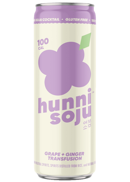 HUNNI SOJU Grape & Ginger Sparkling Soju