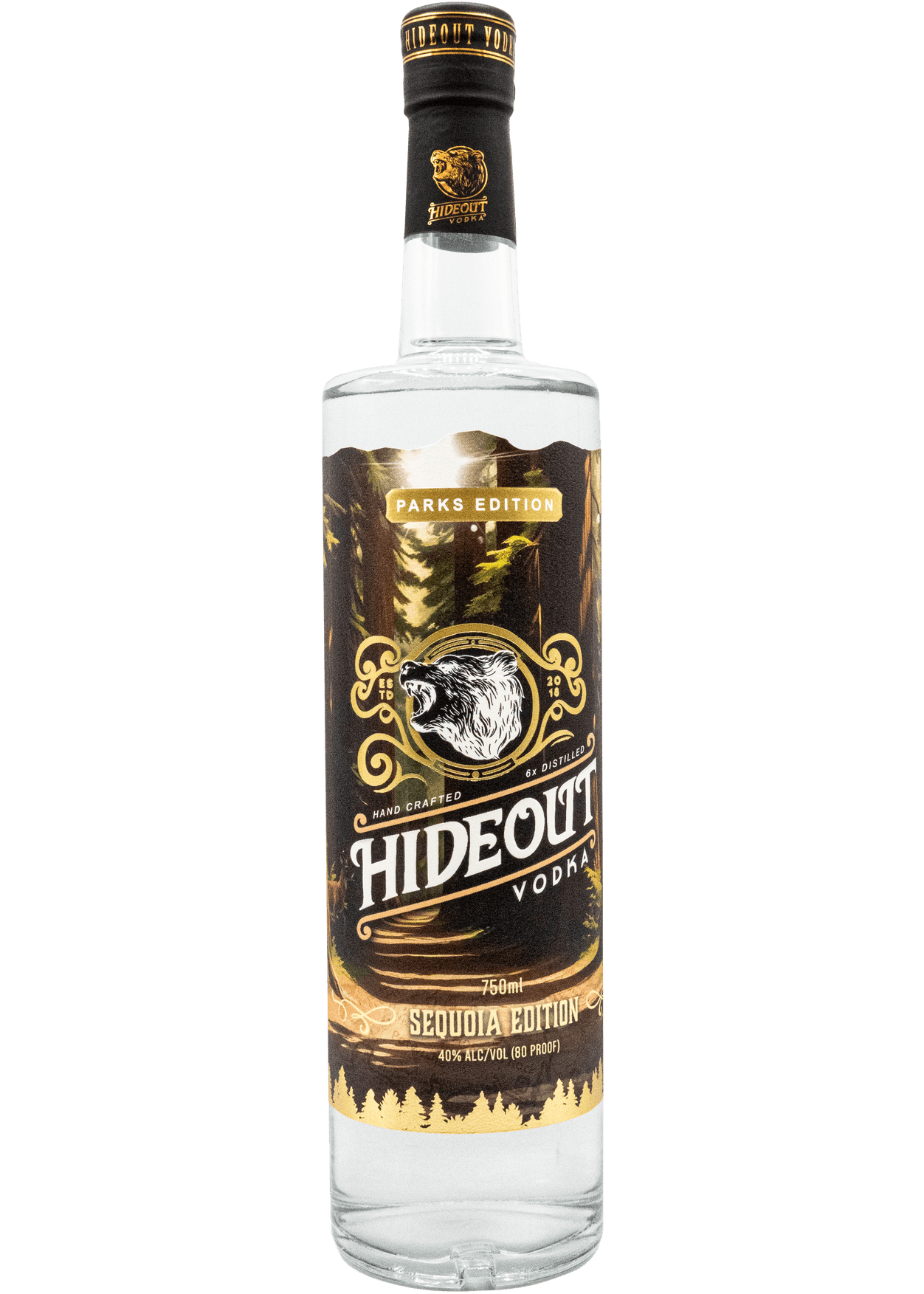 HIDEOUT VODKA Sequoia Parks Edition