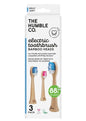 THE HUMBLE CO. Electric Toothbrush Bamboo Heads 3pk