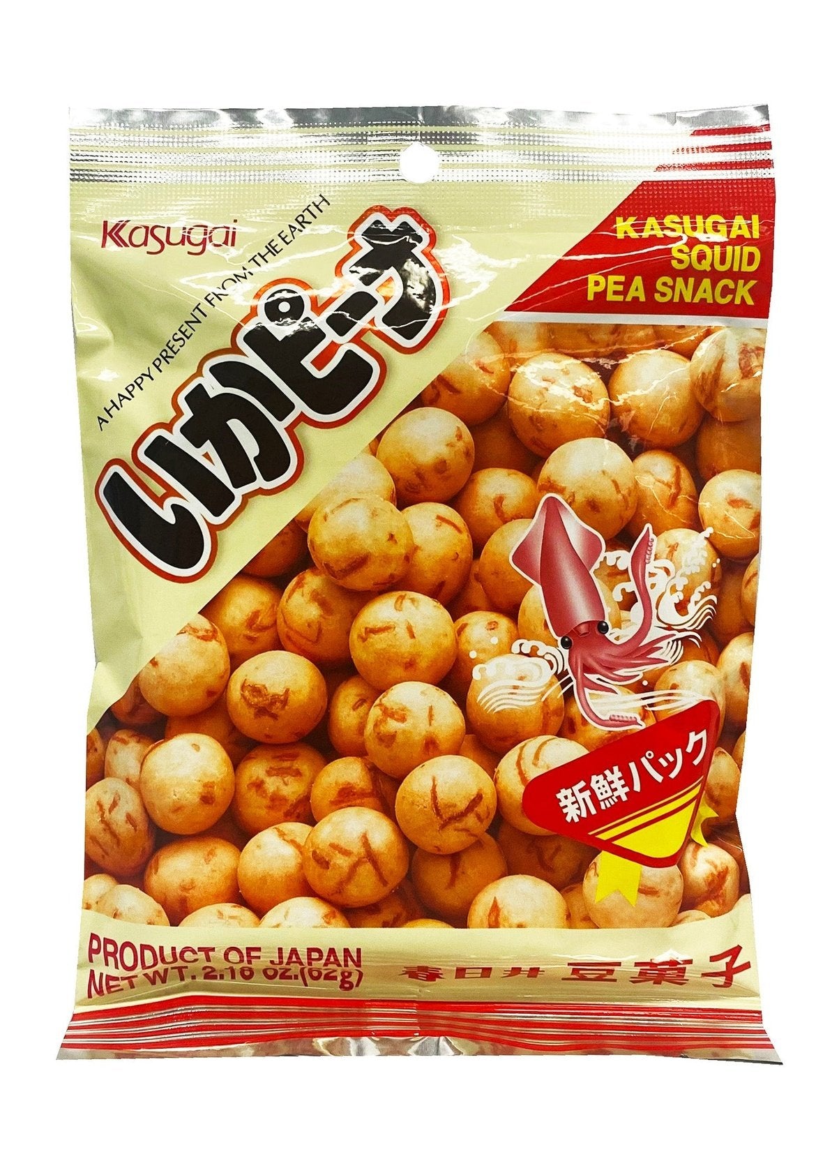 KASUGAI Frutia Squid Pea Snack