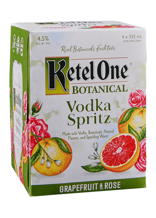 KETEL ONE Grapefruit & Rose 4PK