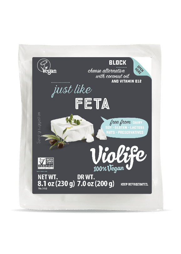 VIOLIFE Just Like Greek Feta Vegan Cheese Block