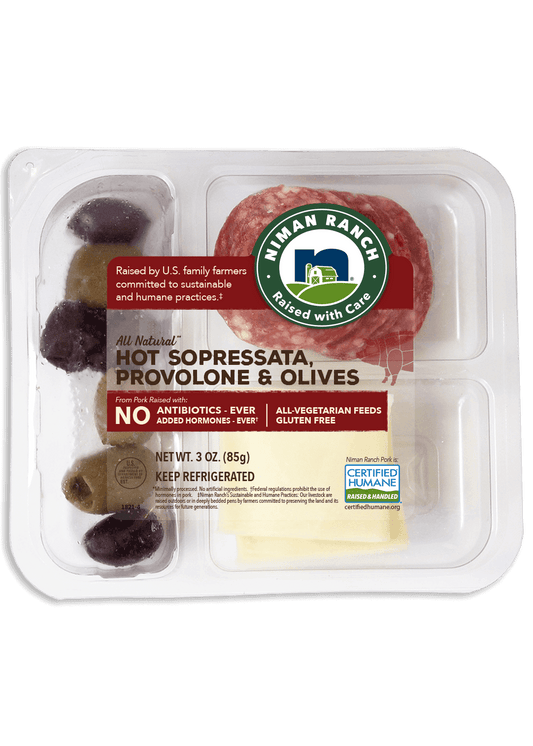 NIMAN RANCH Genoa Salami, Provolone & Olives Snack Pack