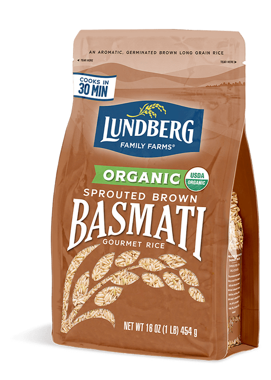 LUNDBERG Organic Sprouted Basmati Brown Rice