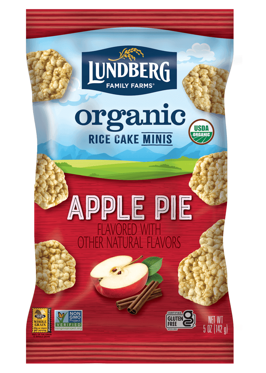 LUNDBERG FAMILY FARMS Organic Apple Pie Rice Cakes