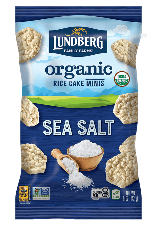 LUNDBERG FAMILY FARMS Organic Sea Salt Rice Cakes