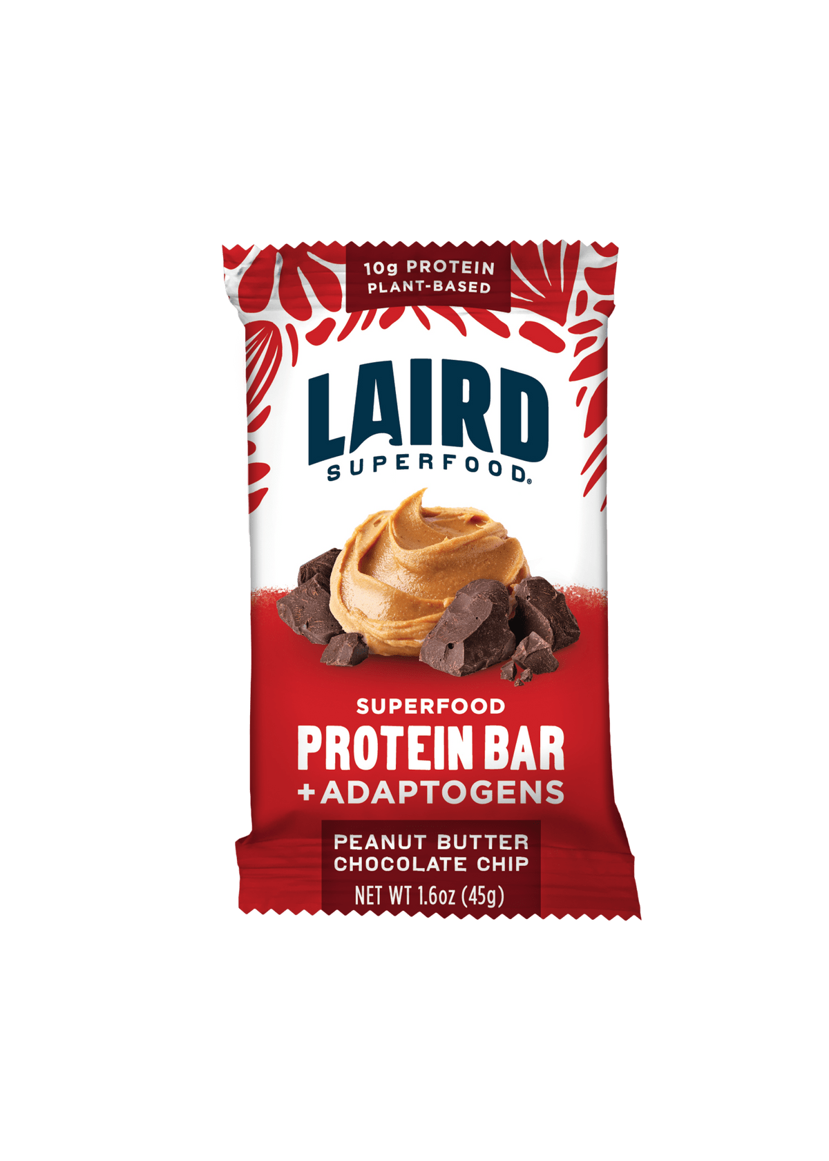 LAIRD SUPERFOOD Peanut Butter Chocolate Chip Protein Bar