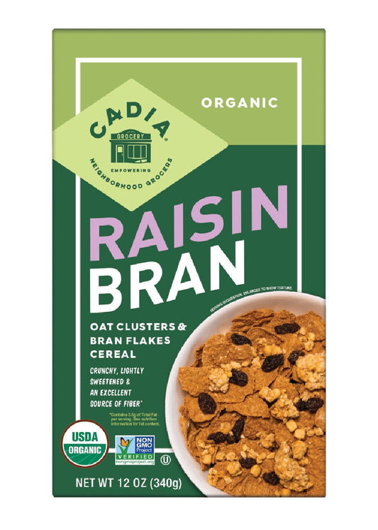 CADIA Organic Raisin Bran Cereal