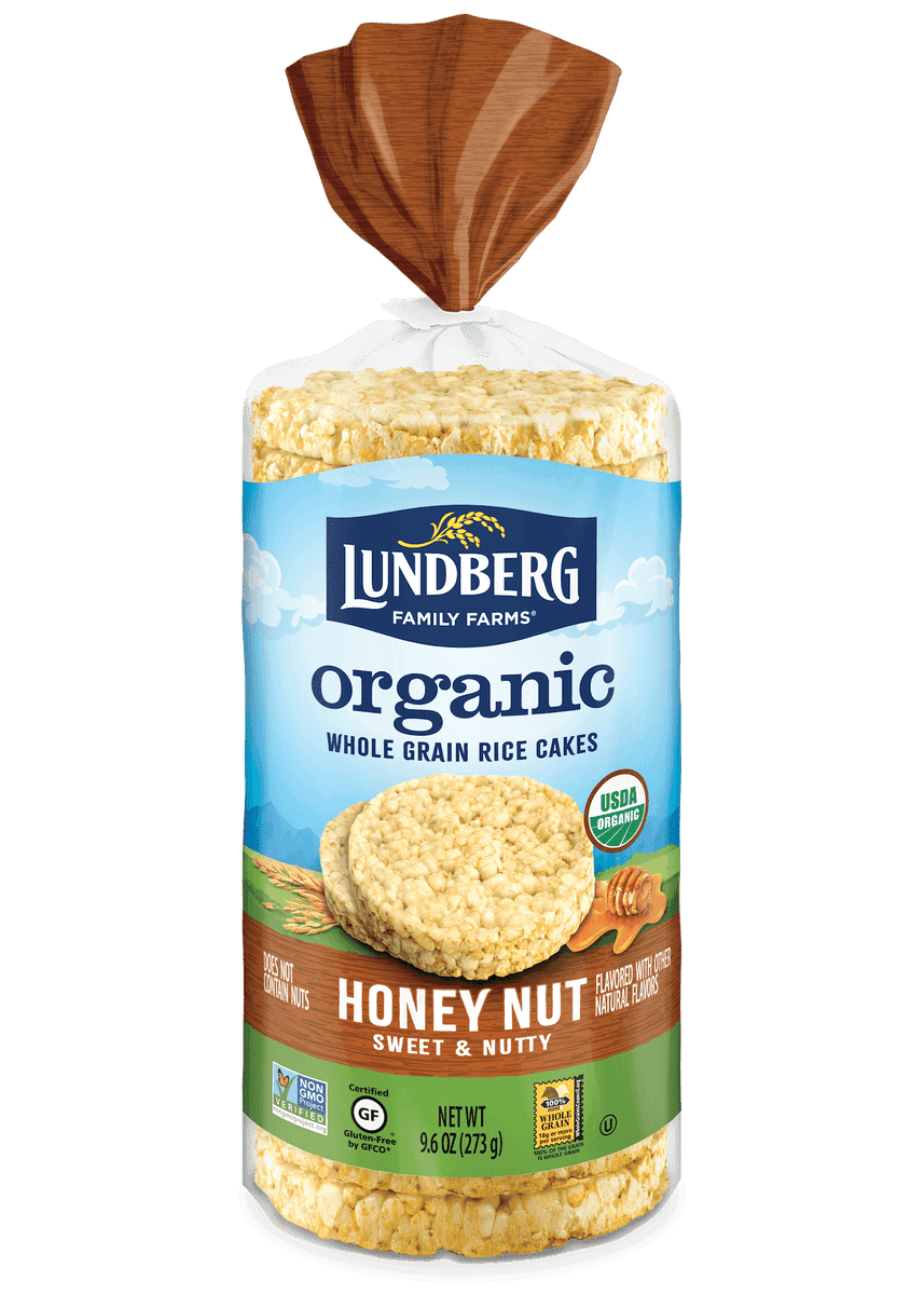 LUNDBERG FAMILY FARMS Organic Honey Nut Rice Cakes