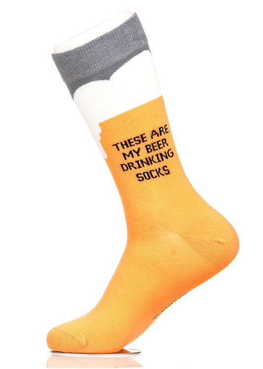 SOCK ATOMICA "These Are My Beer Drinking Socks" Cotton Socks