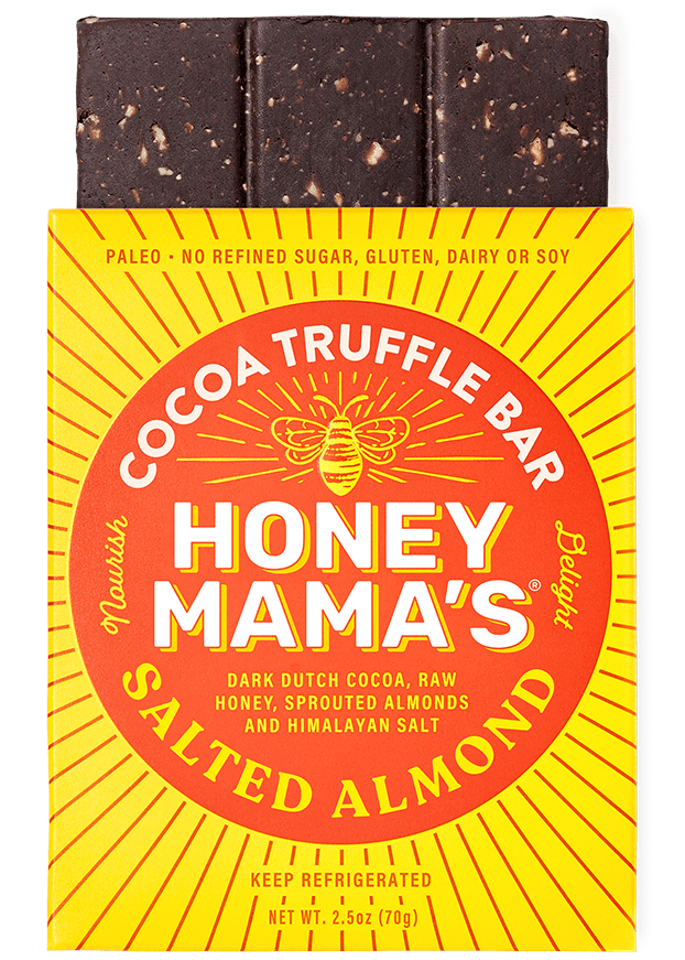 HONEY MAMA`S Almond Cocoa Refrigerated Truffle Bar