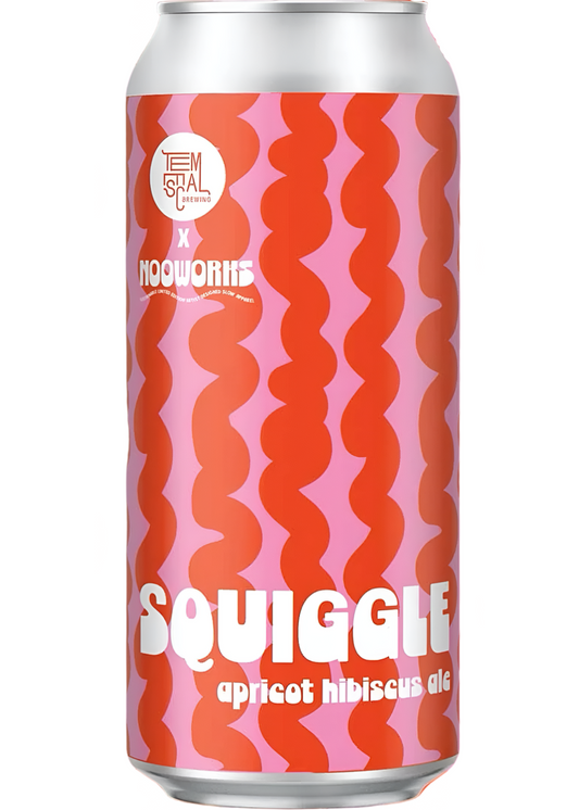 TEMESCAL BREWING Squiggle Apricot Hibiscus Ale