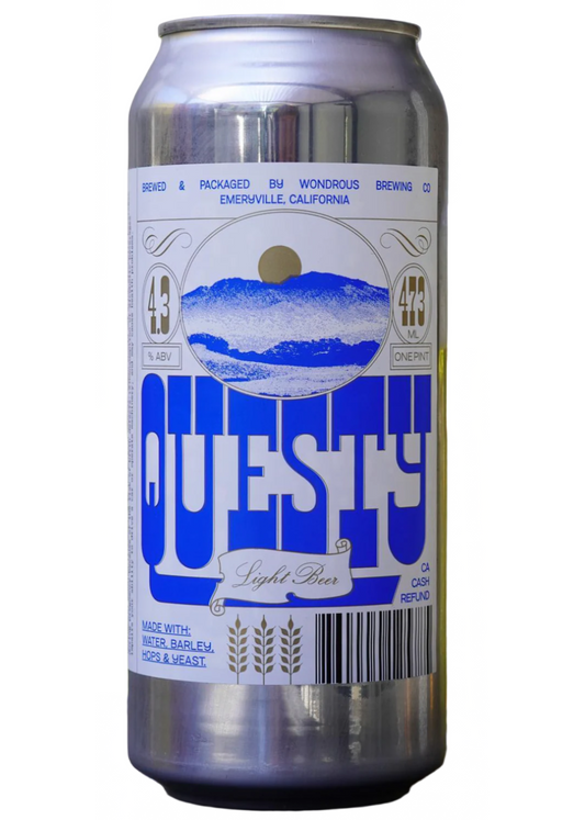 WONDROUS Questy Light Beer