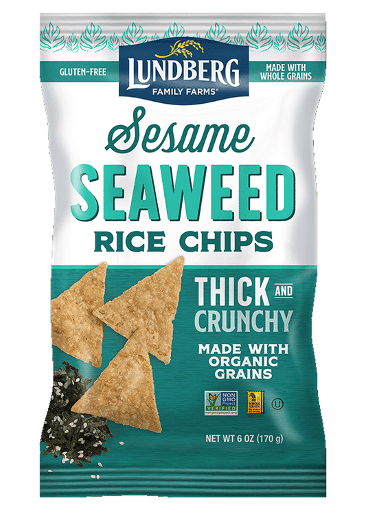 LUNDBERG FAMILY FARMS Organic Sesame Seaweed Rice Chips