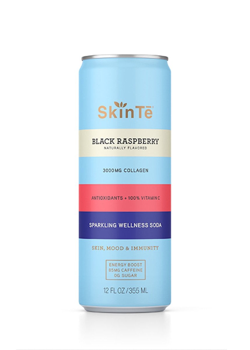 SKINTE Black Raspberry Collagen Sparkling Tea