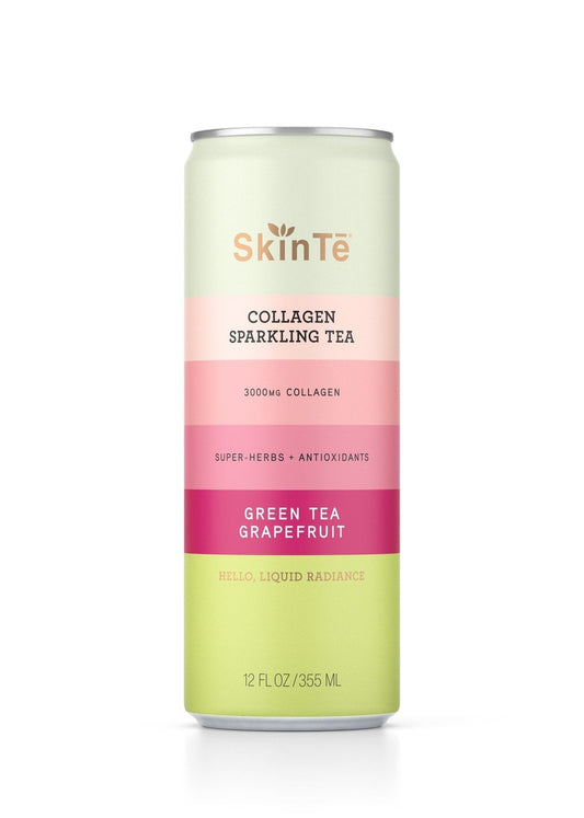 SKINTE Grapefruit Collagen Sparkling Green Tea