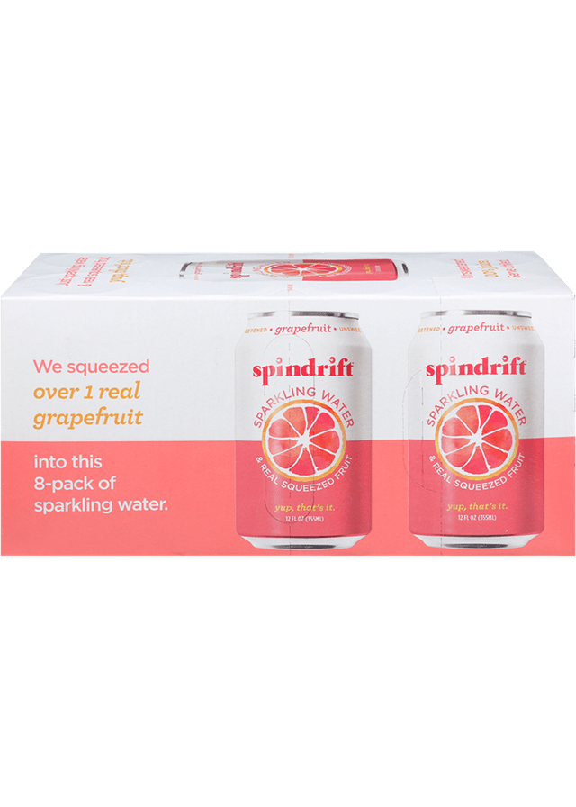 SPINDRIFT Grapefruit Sparkling Water 8pk