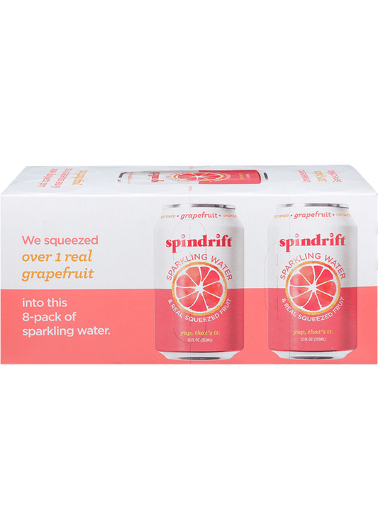 SPINDRIFT Grapefruit Sparkling Water 8pk