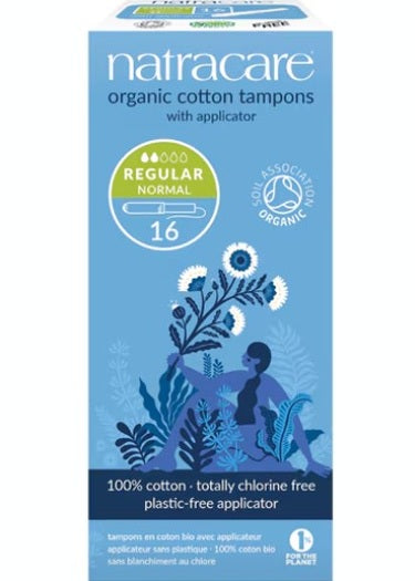 NATRACARE ORG Cotton Tampons W/ App