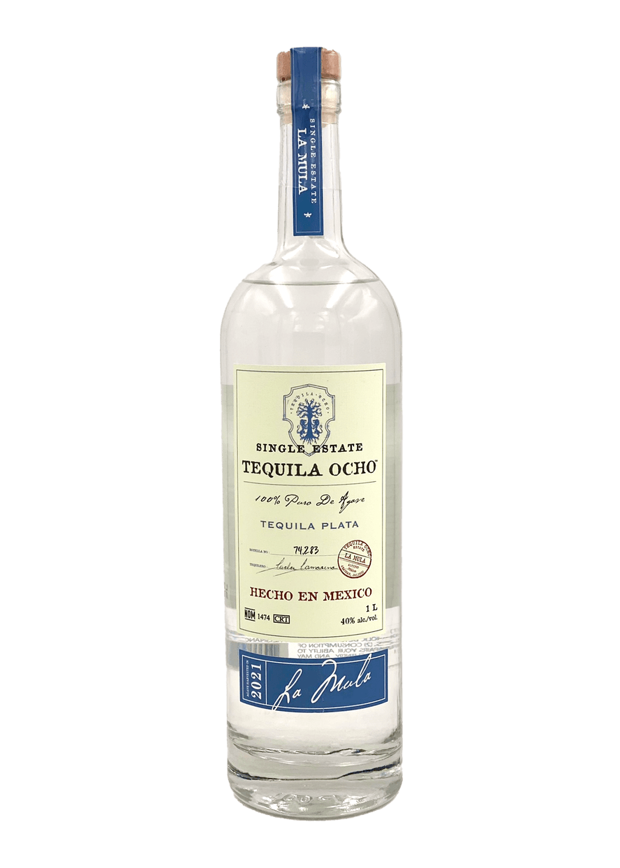 TEQUILA OCHO Single Estate Tequila Plata 1L