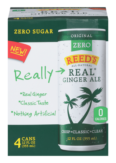 REED'S Ginger Ale Zero 4 Pack