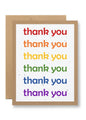 SEEDY CARDS Rainbow Thank You Card