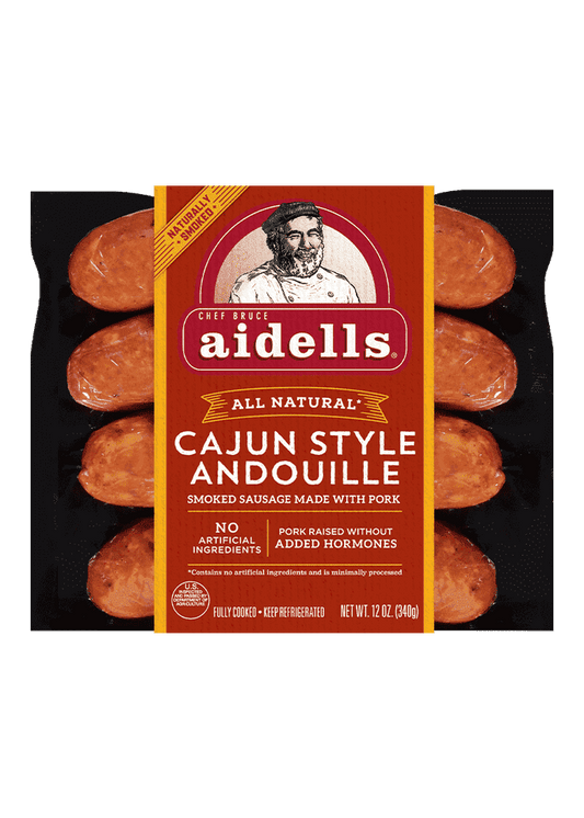 AIDELLS Cajun Style Andouille Pork Smoked Sausage