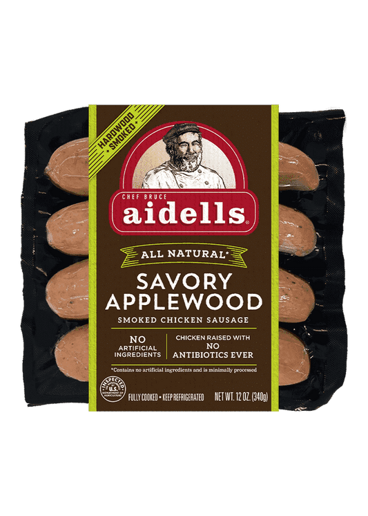 AIDELLS Chicken & Apple Smoked Sausage