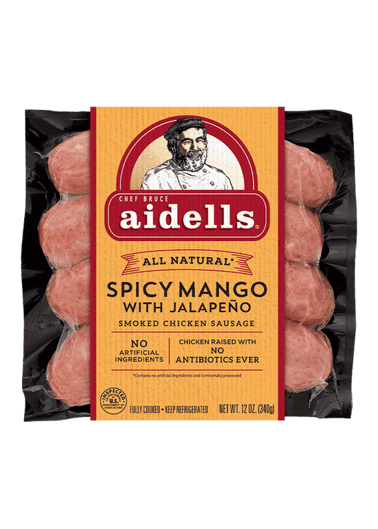 AIDELLS Spicy Mango With Jalapeño Smoked Chicken