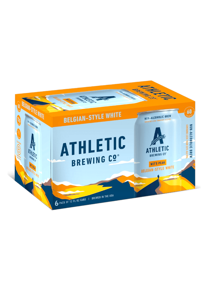 ATHLETIC BREWING CO. Wits Peak Non-Alcoholic Witbier 6 Pack