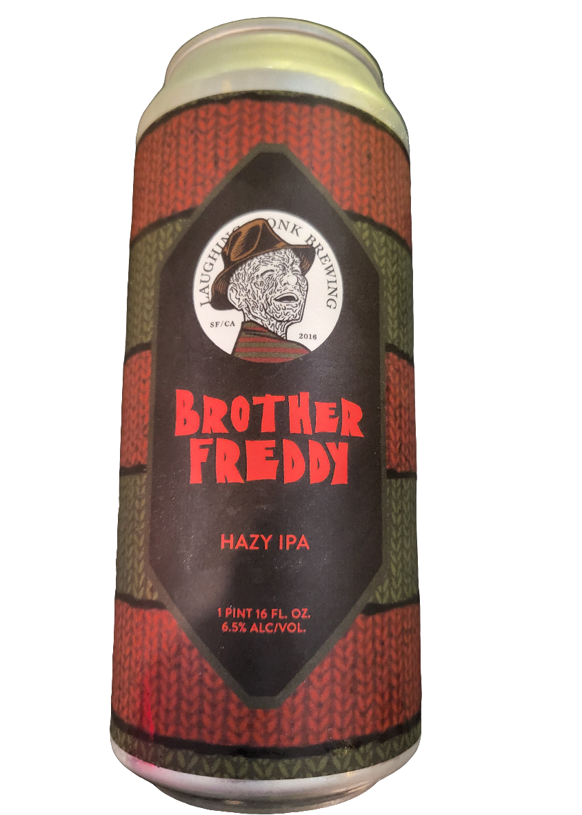LAUGHING MONK Brother Freddy Hazy ipa