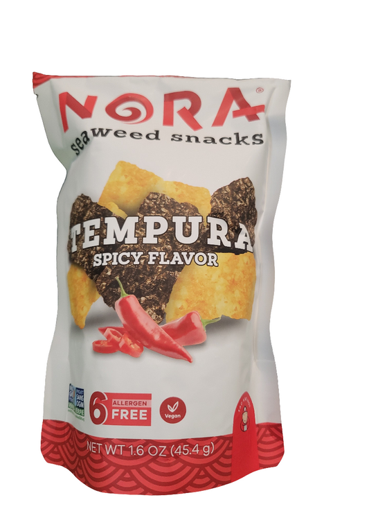 NORA SEWEED SNACKS Temmpura Spicy Flavor