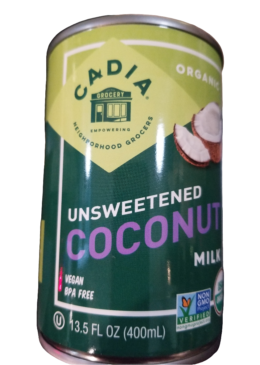 CADIA Organic Unsweetened Coconut Milk
