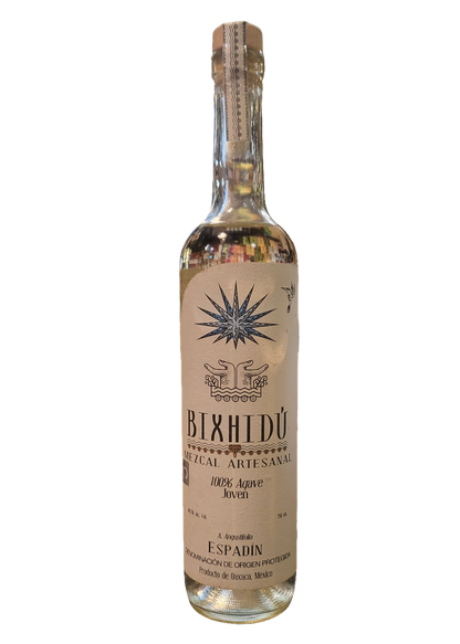 BIXHIDU MEZCAL 100% Joven Espadin 46.5%