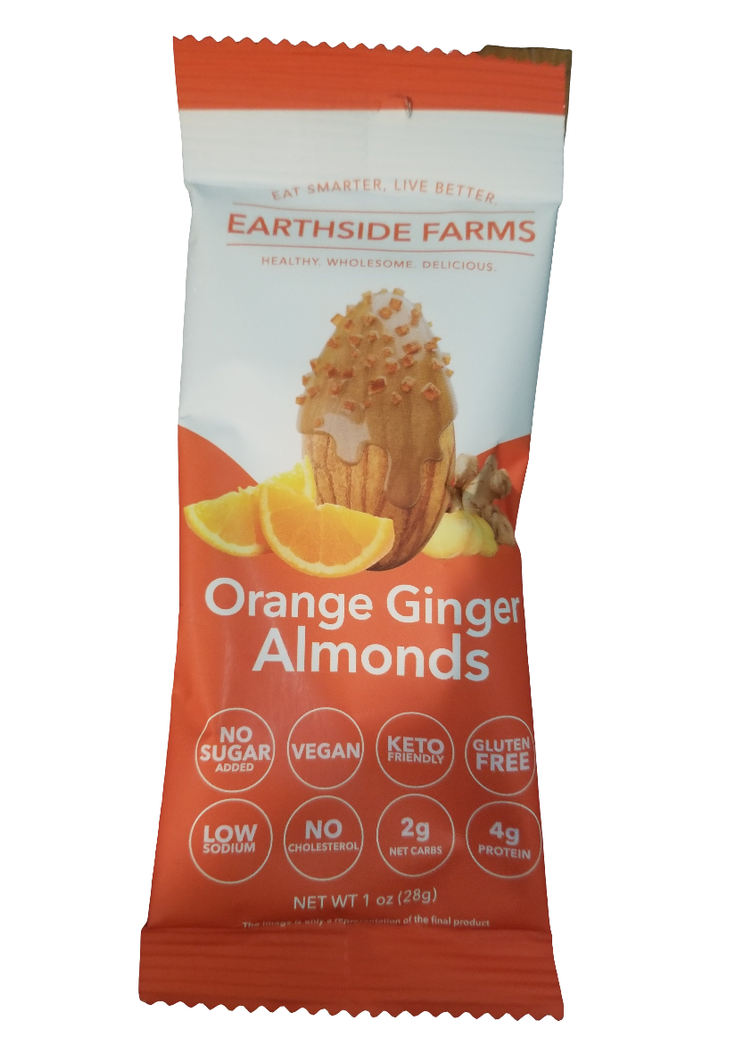 EARTHSIDE FARMS Orange Ginger Almonds