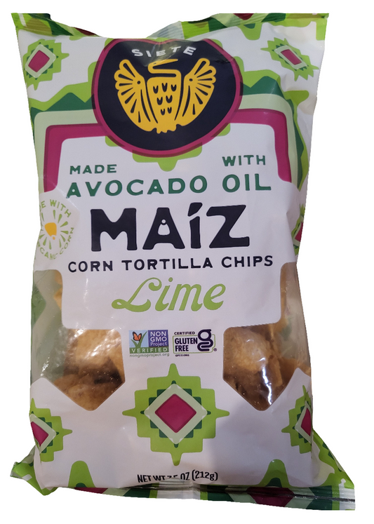 SIETE Maiz Lime Tortilla Chips