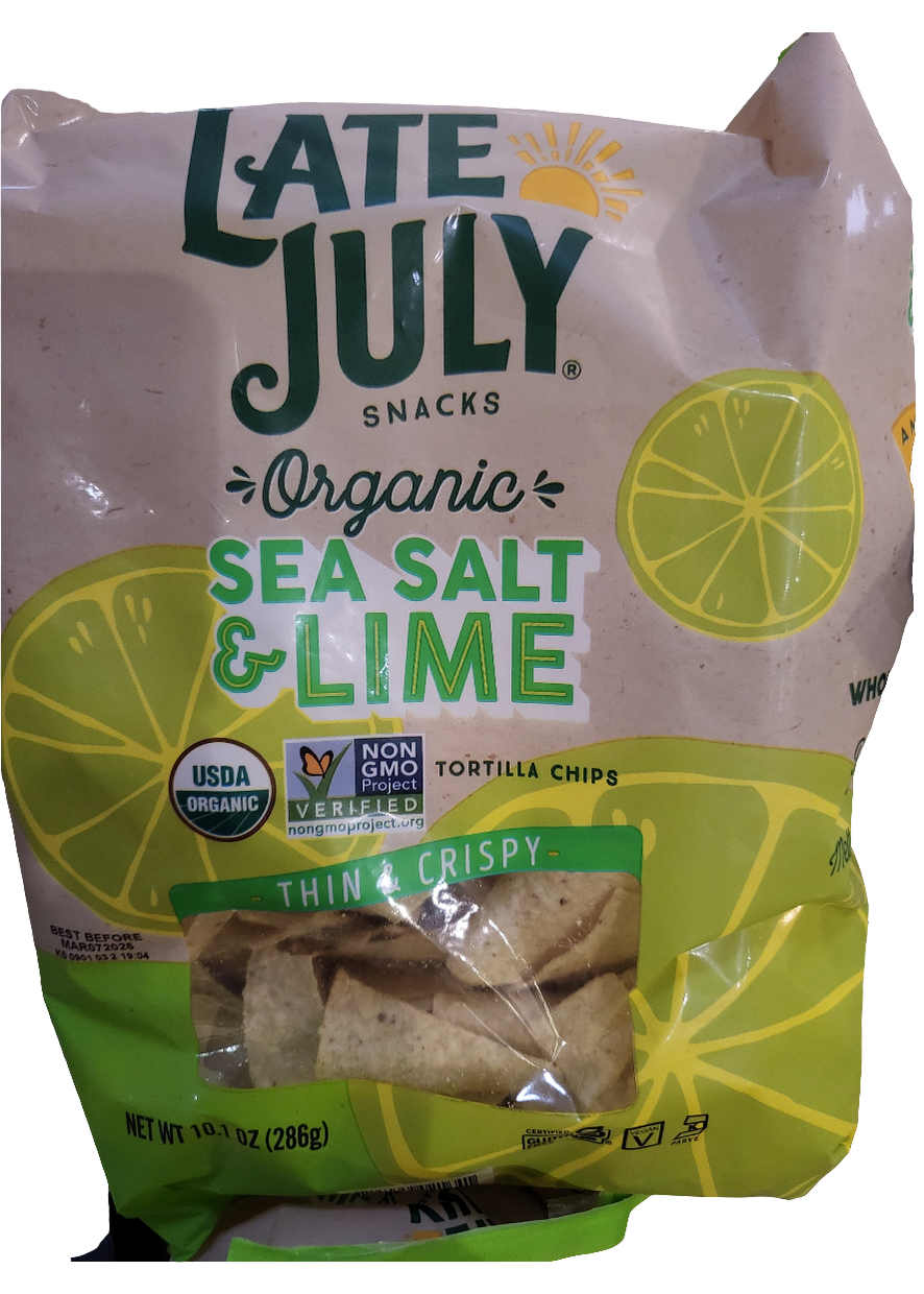 LATE JULY Sea Salt &Lime Tortilla Chips