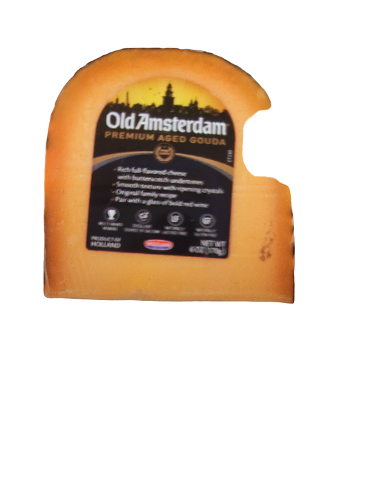 OLD AMSTERDAM  Cheese Gouda Cake Cut am
