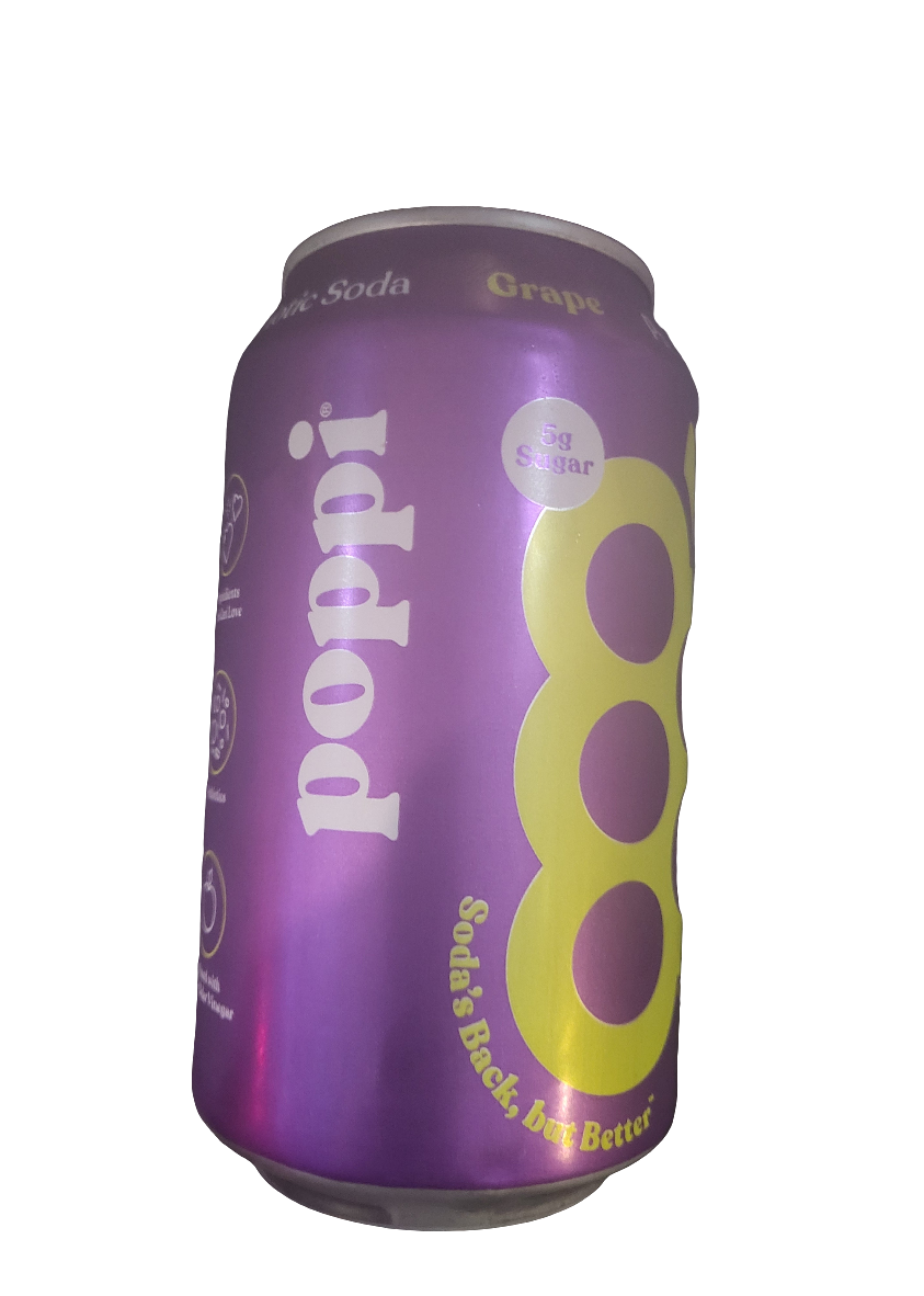 POPPI Prebiotic Soda Grape