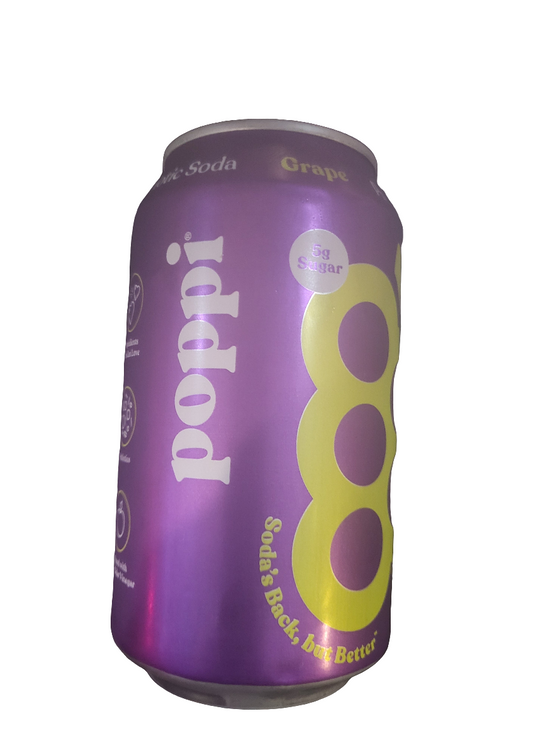 POPPI Prebiotic Soda Grape