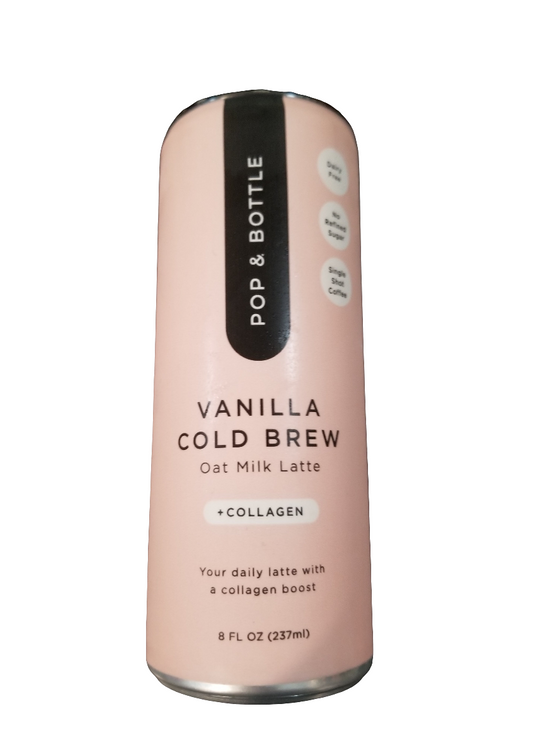 POP&BOTTLE Vanilla Cold Brew Oat Milk Latte