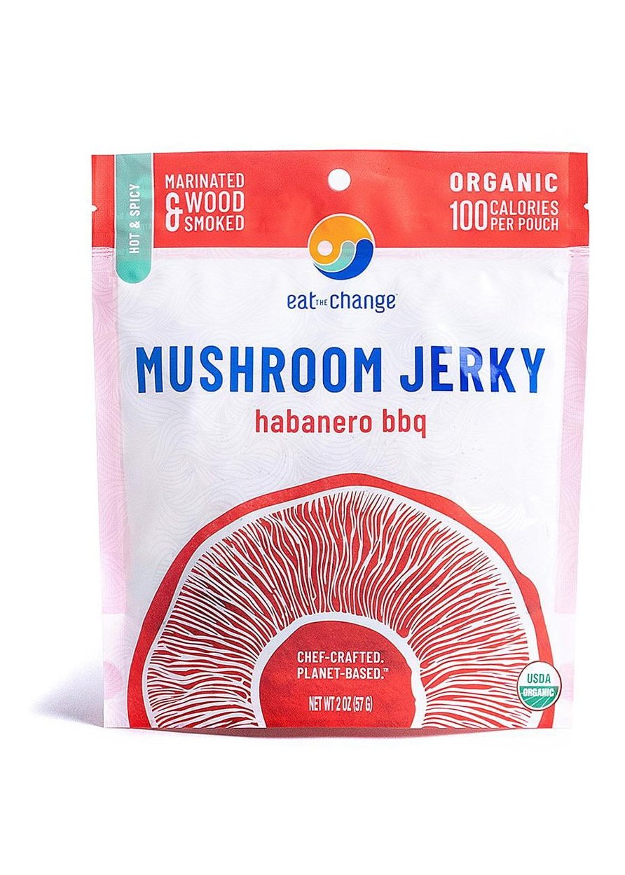 EAT THE CHANGE Habanero Barbecue Mushroom Jerky