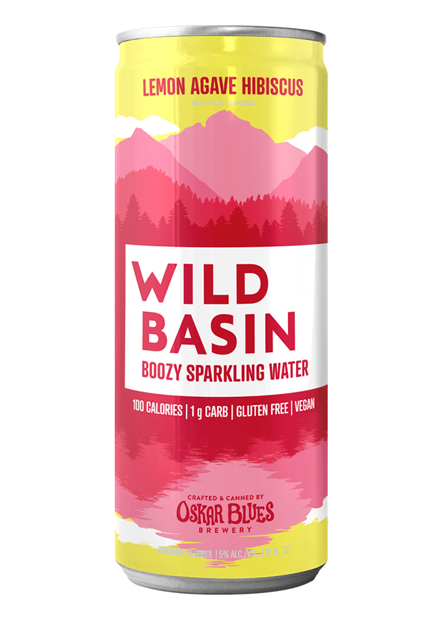 WILD BASIN Hard Seltzer Lemon Agave Hibiscus