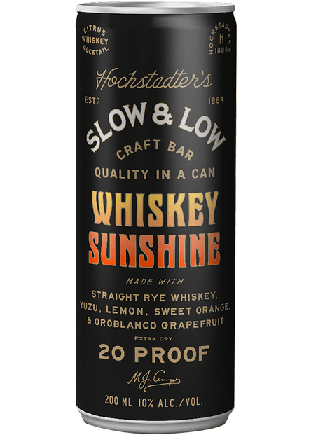 HOCHSTADTERS Slow & Low Whiskey Sunshine 200ml